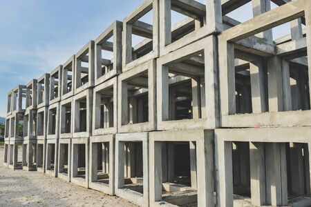 Group arranging on concrete artificial reef with outdoor sun lighting.