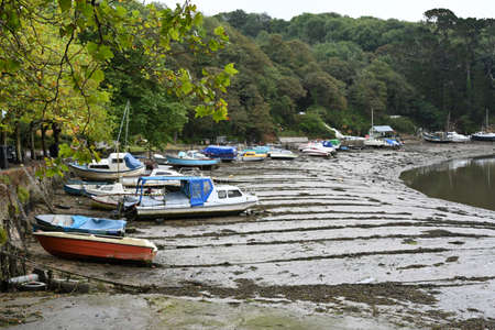 Sunney Corner along The Truro River.の写真素材