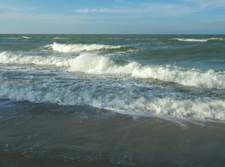 Sea wave and sunlightの素材