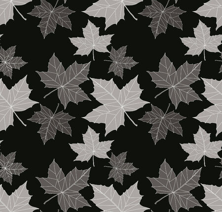 Vector seamless black and white patternのイラスト素材