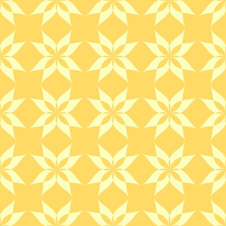 Seamless pattern in shades of yellow. Vector illustrationのイラスト素材