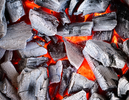 burning coalの写真素材