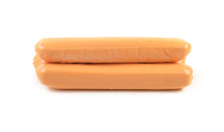 sausage isolated on a white background, photographyの写真素材