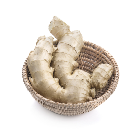 ginger isolated on a white background, photographyの写真素材