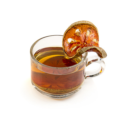 Bael water, Dried quince isolatedの写真素材