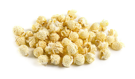 Popcorn isolated on a white background, photographyの写真素材