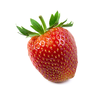 strawberry isolated on a white background, photographyの写真素材