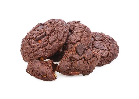 cookies isolated on a white background, photographyの写真素材