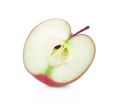 apple isolated on a white background, photographyの写真素材