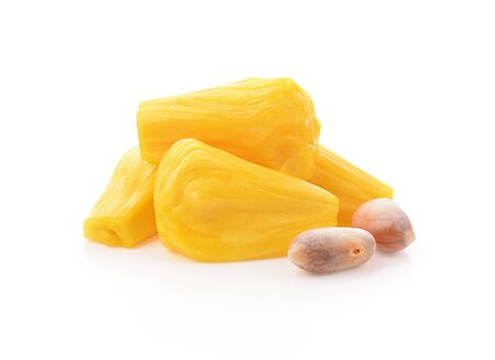 jackfruit isolated on a white background, photographyの写真素材