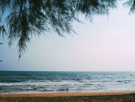 sun sand and sea like a summerの写真素材