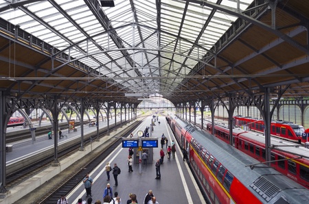 The train station of Luebeck. のeditorial素材