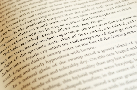 Part of the famous Cthulhu myth by H P Lovecraft  1890-1937  の写真素材