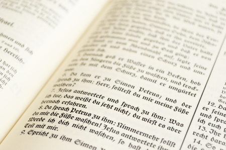 Page of a german bibleの写真素材