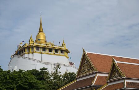 The golden mountian at Thailand