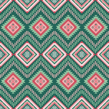 Native American pattern, Navajo design. Native American ornament. Abstract geometric background...