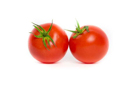 Two Whole Tomatoesの写真素材