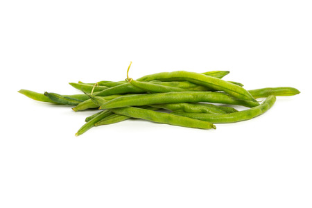 Heap of Raw Green Beansの写真素材