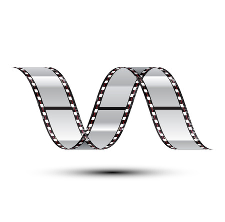 film stripe curlのイラスト素材