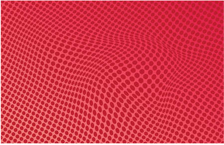 Abstract Halftone Wave Background Futuristic twisted grunge pattern, dot, circle. Modern vector pop art texture for poster, business card.のイラスト素材