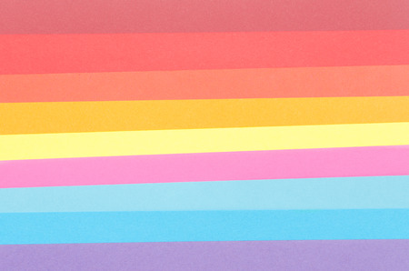 colorful construction paper arranged horizontally