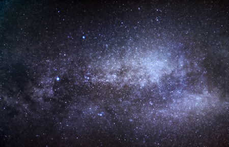 Constellation Swan with its brightest star Deneb immersed in the stellar band of our galaxy, the...