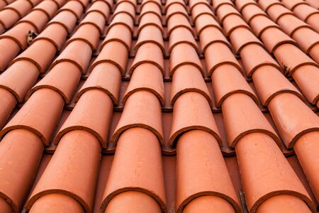 Spanish Tiles for roofの写真素材