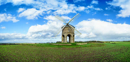 Panoramic view of Chesterton Windmill in Warwickshire, UKの写真素材