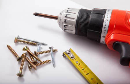 Repairing tools, meter, screws, drill