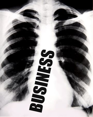 A conceptual image representing the hunger for business