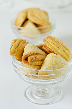 Homemade cottage cheese cookies の写真素材