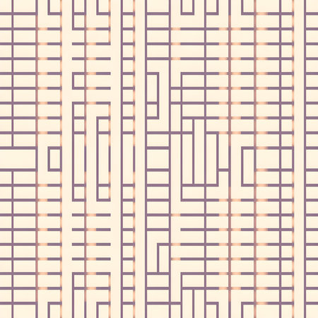 Dusty Lavender Maze â Elegant Linear Abstract Pattern in Lavender, Rose Gold & Ivory Tones, Premium Line Art for Luxury Bed Sheet Printの素材