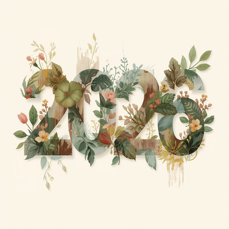 â2026â in Nature-Inspired Painting Styleの素材