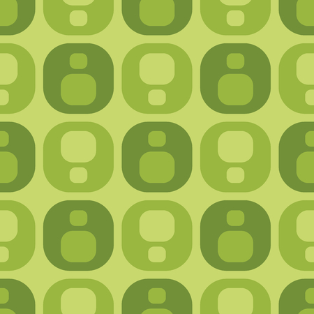 Abstract seamless retro background with different geometric forms. Vector minimalistic ornament for fabric, web page background, wallpaper, wrapping paper etc. In EPSのイラスト素材