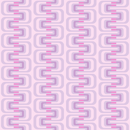 Seamless pattern with geometric waves. Abstract retro ornament for fabric, web page background, wallpaper, wrapping paper etc. In EPSのイラスト素材
