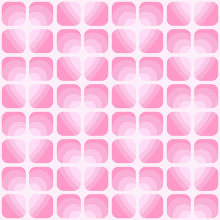 Valentine's day vector seamless pattern. Flying hearts and spirit of love ornament for fabric, web page background, wallpaper, wrapping paper etc. In EPSのイラスト素材