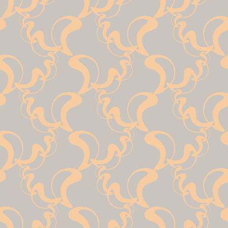 Abstract vector elements on pale pattern. Vintage seamless design for fabric, web, wallpaper, wrapping paper etc.のイラスト素材