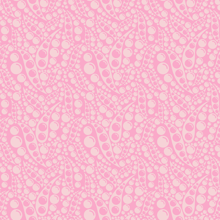 Bright abstract vector seamless patterns with natural bubbles on colored background. Abstract colorful ornament for textile, prints, wallpaper, wrapping, web etc.のイラスト素材