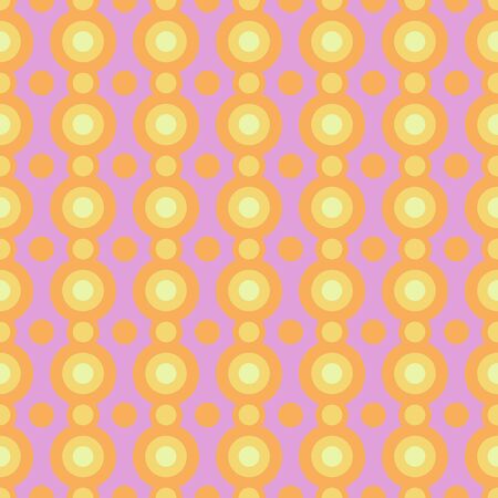 Abstract flat seamless pattern with dotted garlands. Timeless simple vector pattern for textile, prints, fabric, wallpaper, wrapping paper, web etc.のイラスト素材