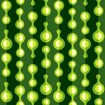 Abstract repeated drops. Flat, simple geometric design. Vector spotty seamless pattern for textile, wallpaper, wrapping paper, prints, fabric, web background or another accent etc.のイラスト素材