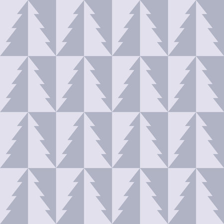 Colorful christmas seamless pattern. Repeated flat Xmas symbols. Simple vector composition for textile, wallpaper, wrapping paper, prints, fabric, web background or another accent etc.のイラスト素材