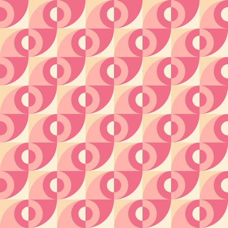 Abstract geometric design. Repeated seamless pattern for textile, wallpaper, wrapping paper, prints, surface design, inlay, parquet, web background or another accent etc.のイラスト素材