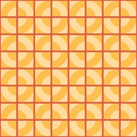 Simple geometric design. Elliptical contrast seamless pattern for textile, wallpaper, wrapping paper, prints, surface design, web background or another accent etc.のイラスト素材