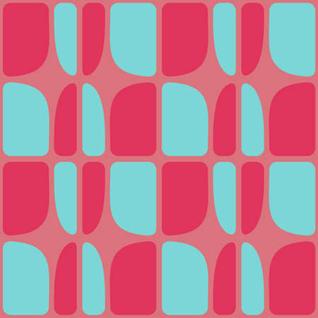 Simple flat seamless pattern will attract attention and transform any surface. Suitable for web, ads, textile, printed goods and for any design project.のイラスト素材