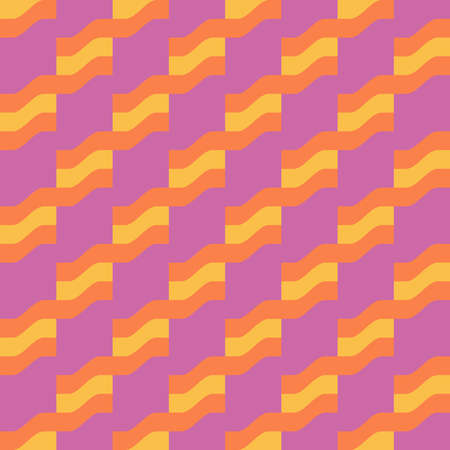 Simple flat seamless pattern will attract attention and transform any surface. Suitable for web, ads, textile, printed goods and for any design project.のイラスト素材