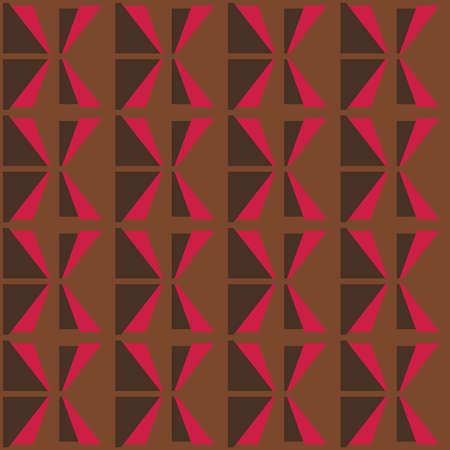 Simple flat seamless pattern will attract attention and transform any surface. Geometric decor for web, ads, textile, printed goods and for any design projects.のイラスト素材