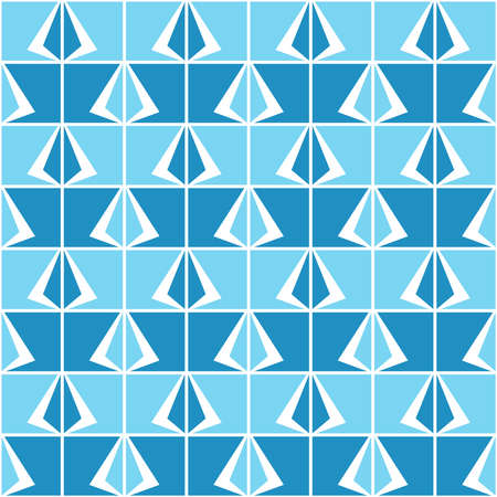 Simple flat seamless pattern will attract attention and transform any surface. Geometric decor for web, ads, textile, printed goods and for any design projects.のイラスト素材