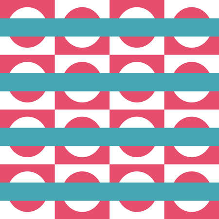 Clear shapes and colors will transform any surface and make it attractive. Repeating pattern for the...