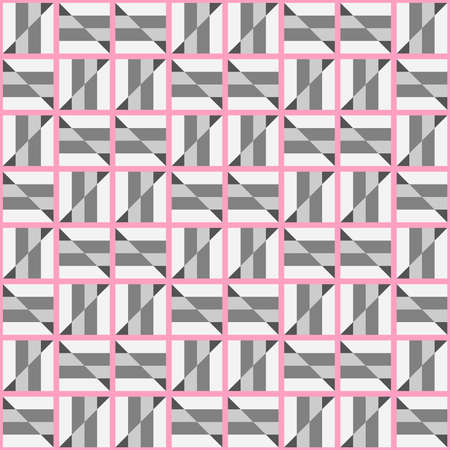 Clear shapes and colors will transform any surface and make it attractive. Seamless pattern for the web, advertising, textiles, printing products, and any design projects.のイラスト素材