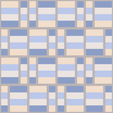 Clear shapes and colors will transform any surface and make it attractive. Seamless pattern for the web, advertising, textiles, printing products, and any design projects.のイラスト素材